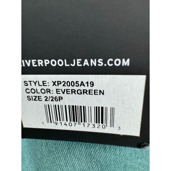 Liverpool Jeans Womens Pants Evergreen 2/26P High Rise Stretch Ankle Skinny - Picture 2 of 3